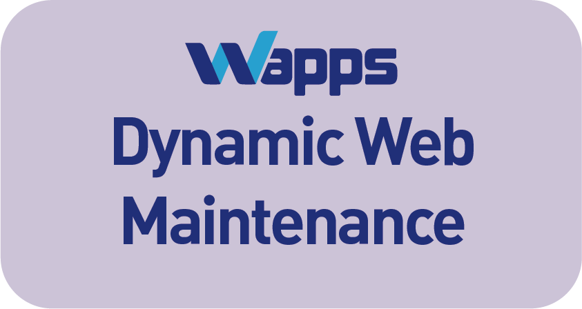 Dynamic Web Maintenance - Wapps